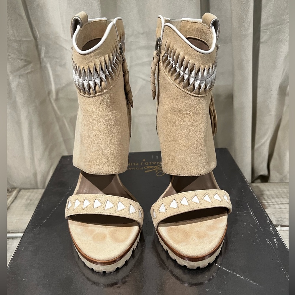 Donald Pliner fringe sandal